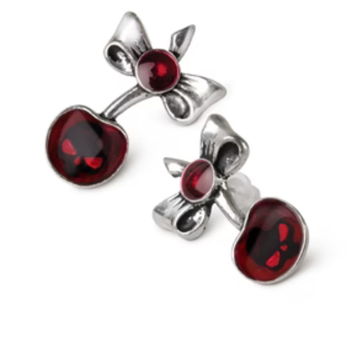 Black cherry earrings