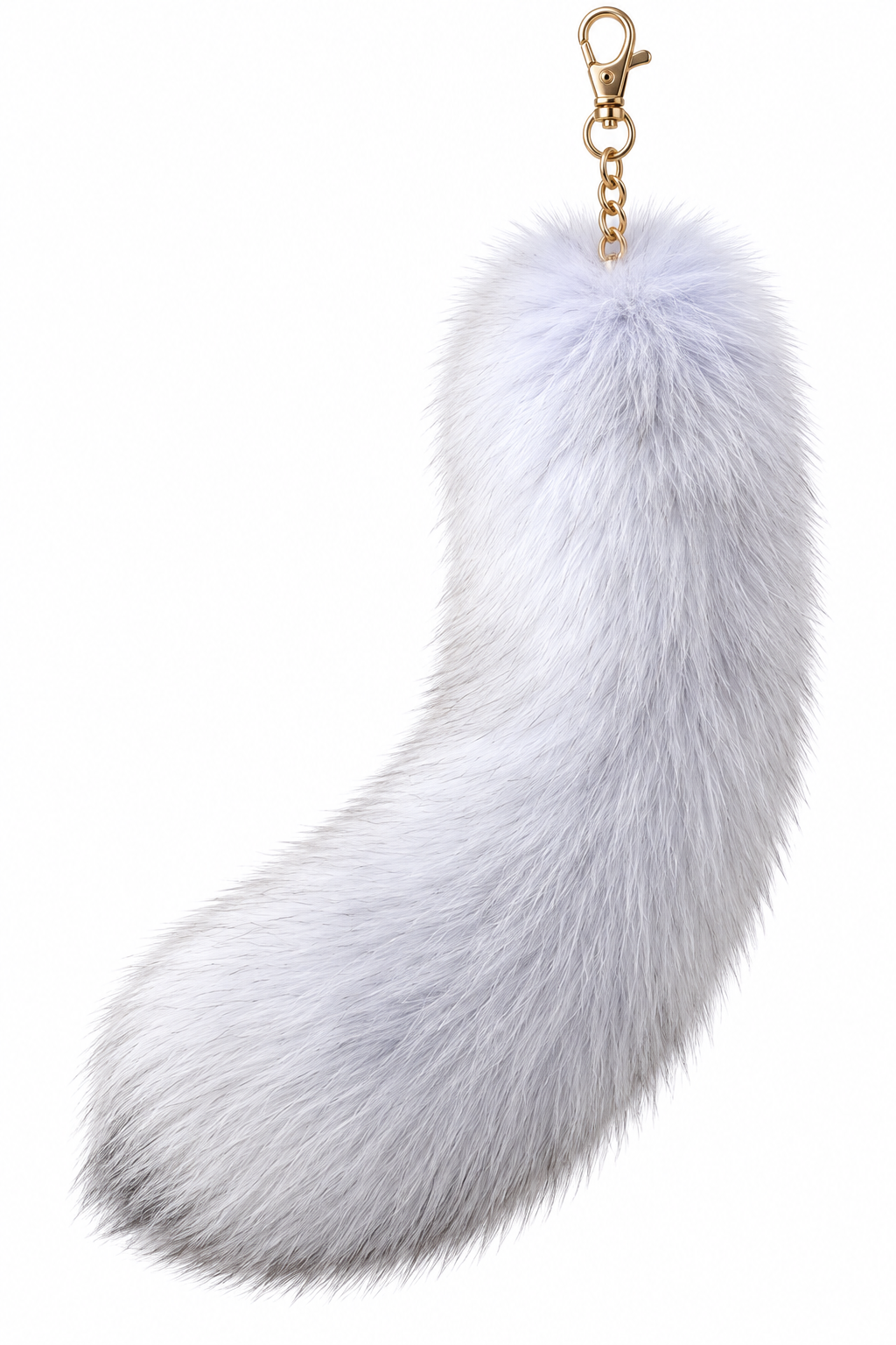 Fur tail -natural blue fox