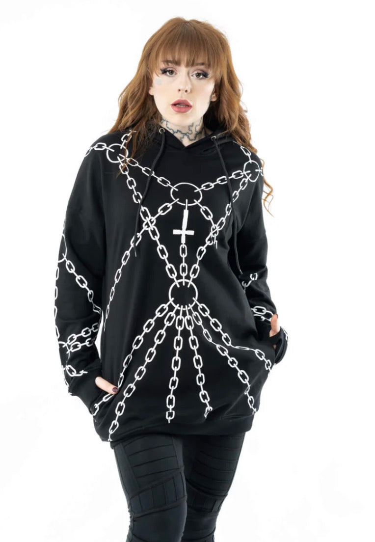 ENCHAINED HOOD - BLACK