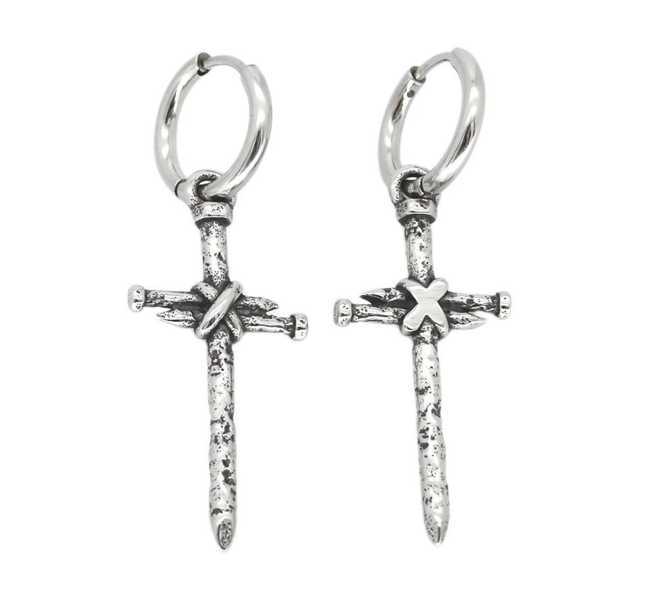 Stainless steel earrings-9
