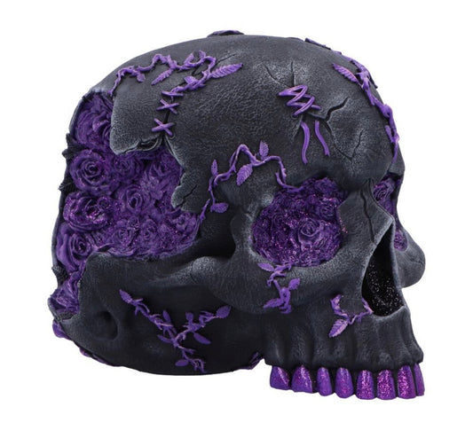 Rose Geode Skull