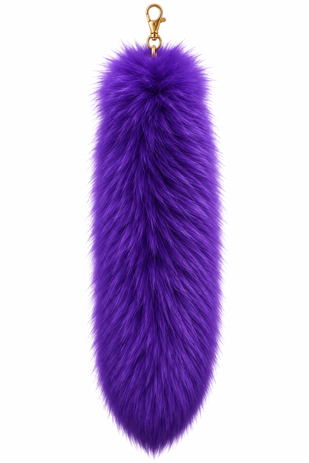 Fur tail - purple