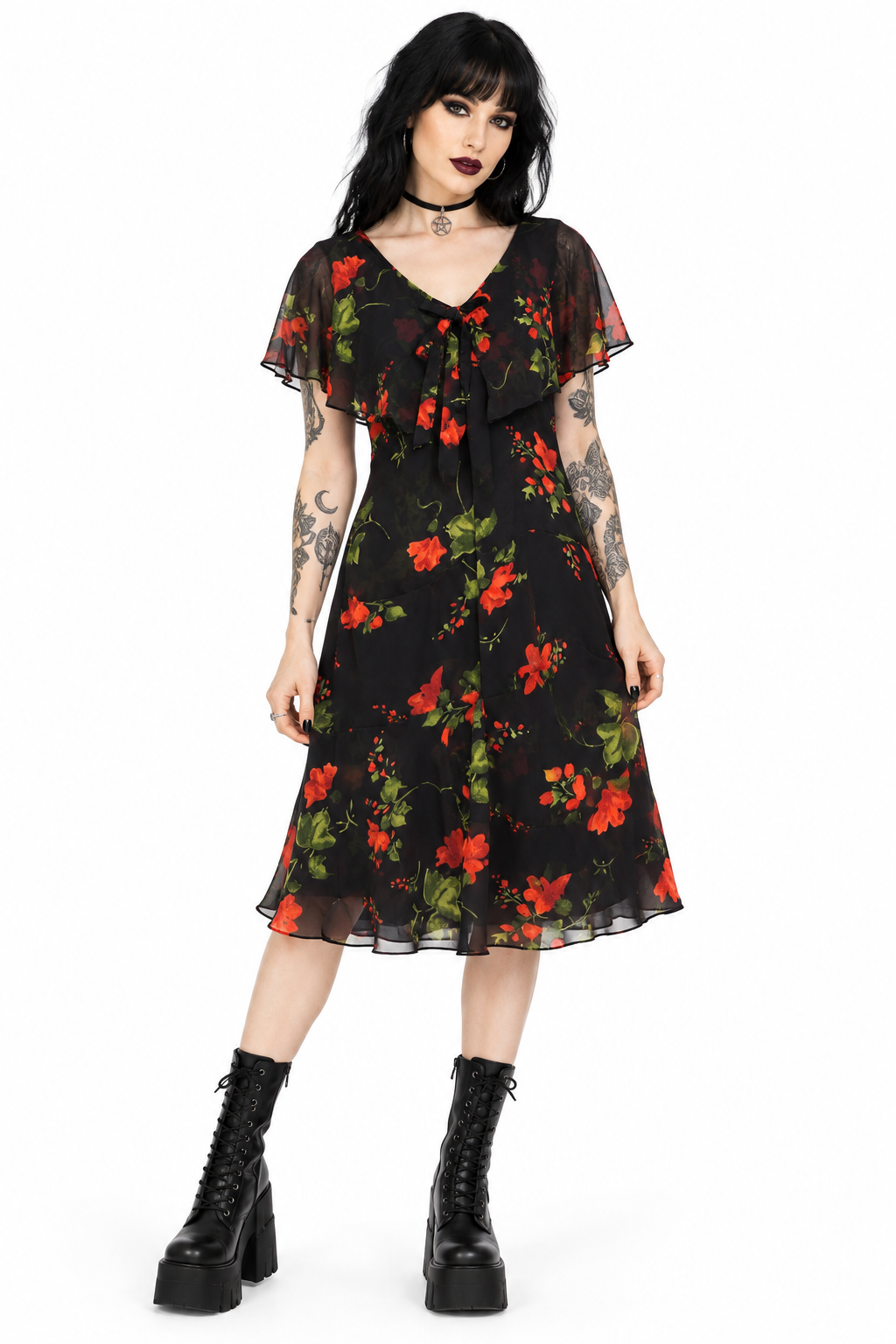 Dress -roses