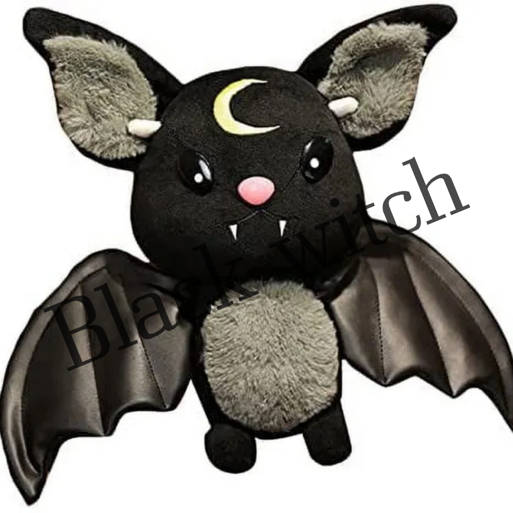 Gothic bat plush