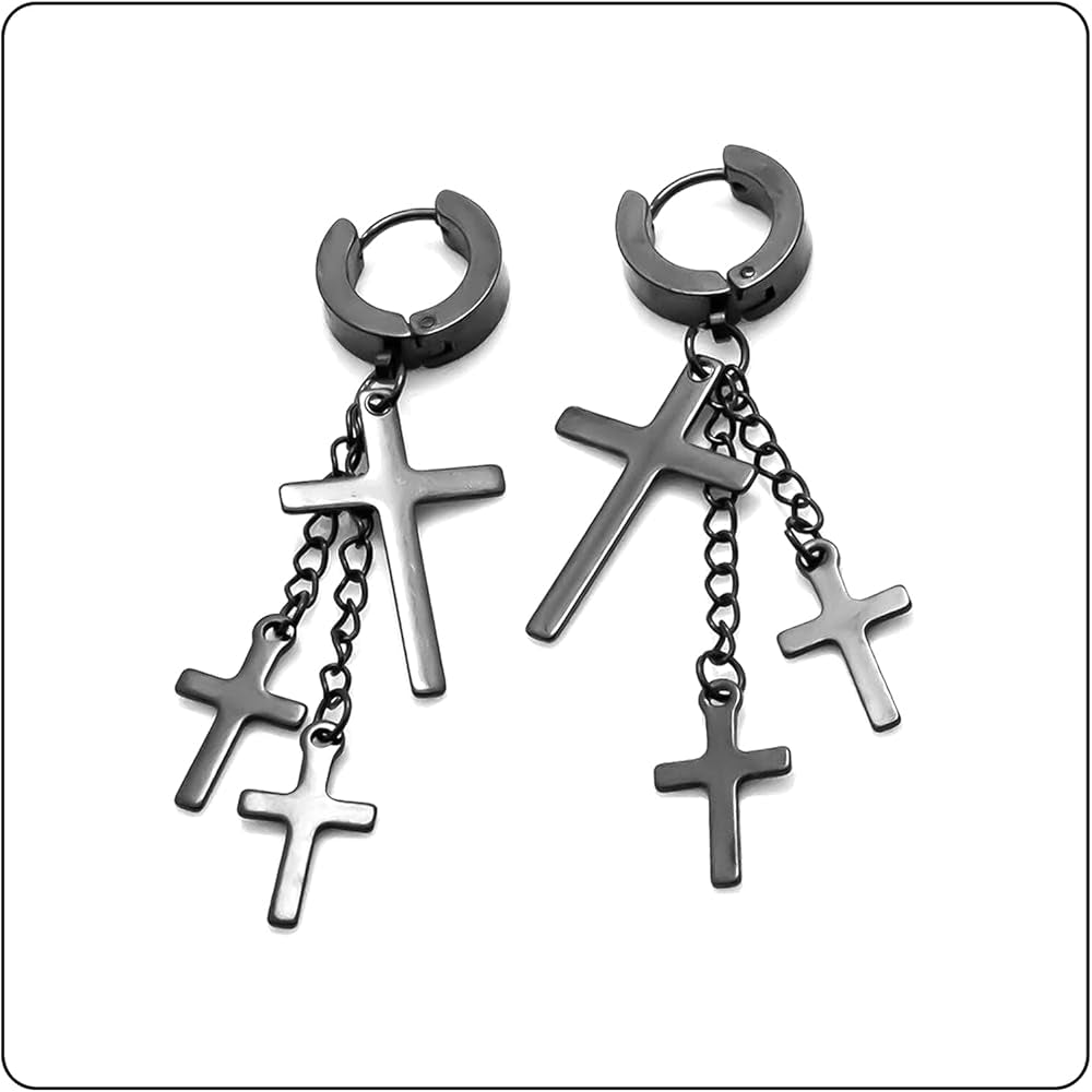 Stainless steel earrings-1