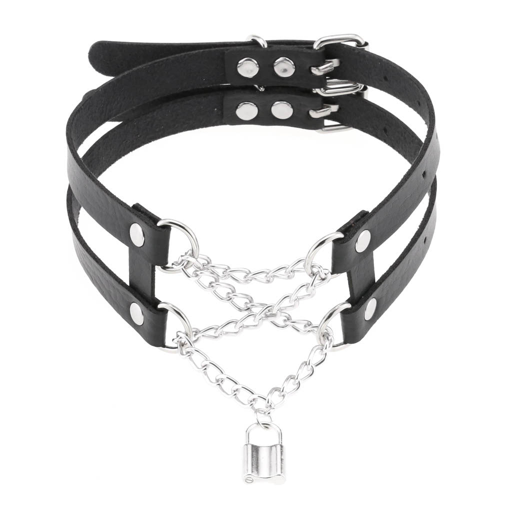 VNB158-Chain Lock Neckband