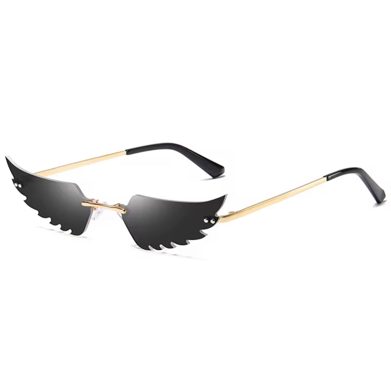 Wing sunglasses- black