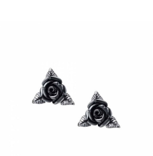 Alchemy England - Ring O' Roses Studs Silver - Earrings