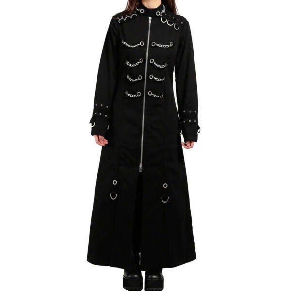 Black Witch chain long coat