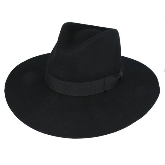 Maz Wool Fedora Hat With Grosgrain Band