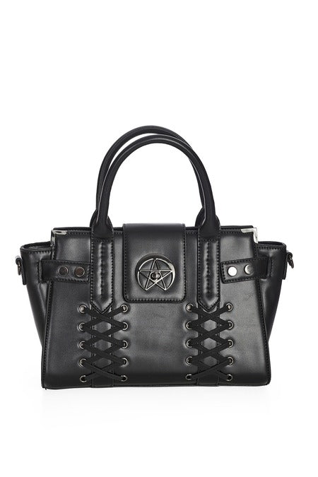 BLACK THROUGH THE DARKNESS TOTE BAG