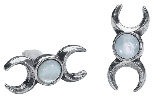 Earrings triple goddess