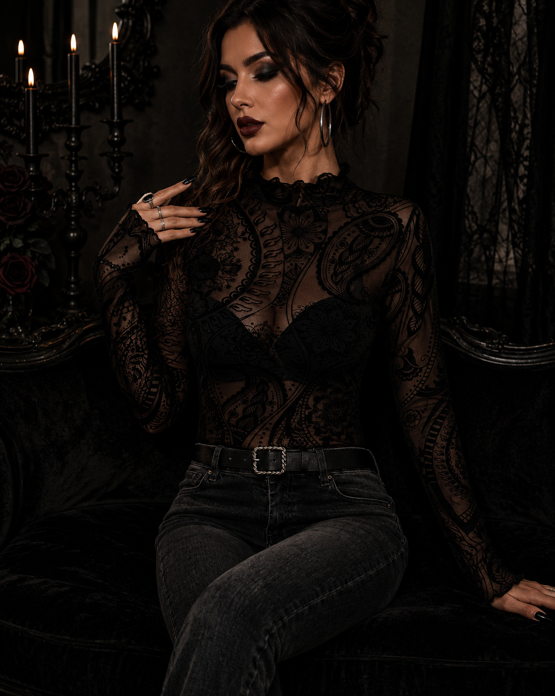 Ruffled top