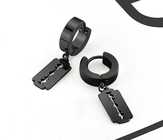 Stainless steel earrings-5