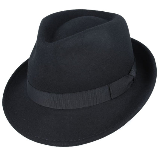 Maz Crushable Wool Hat - Black