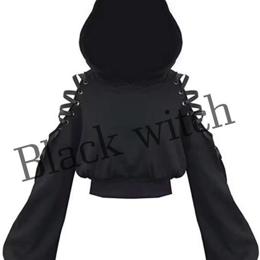 Hoodie kawaii cat ears black