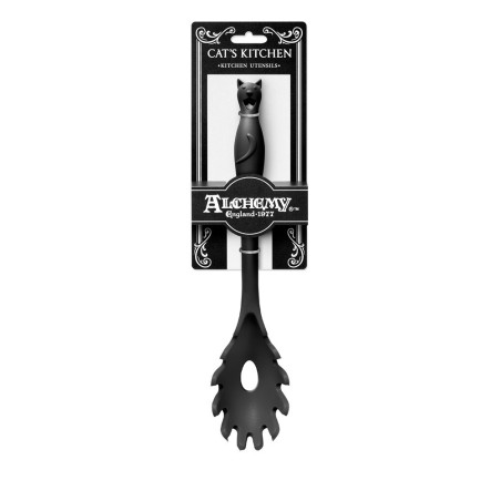Black cat pasta spoon