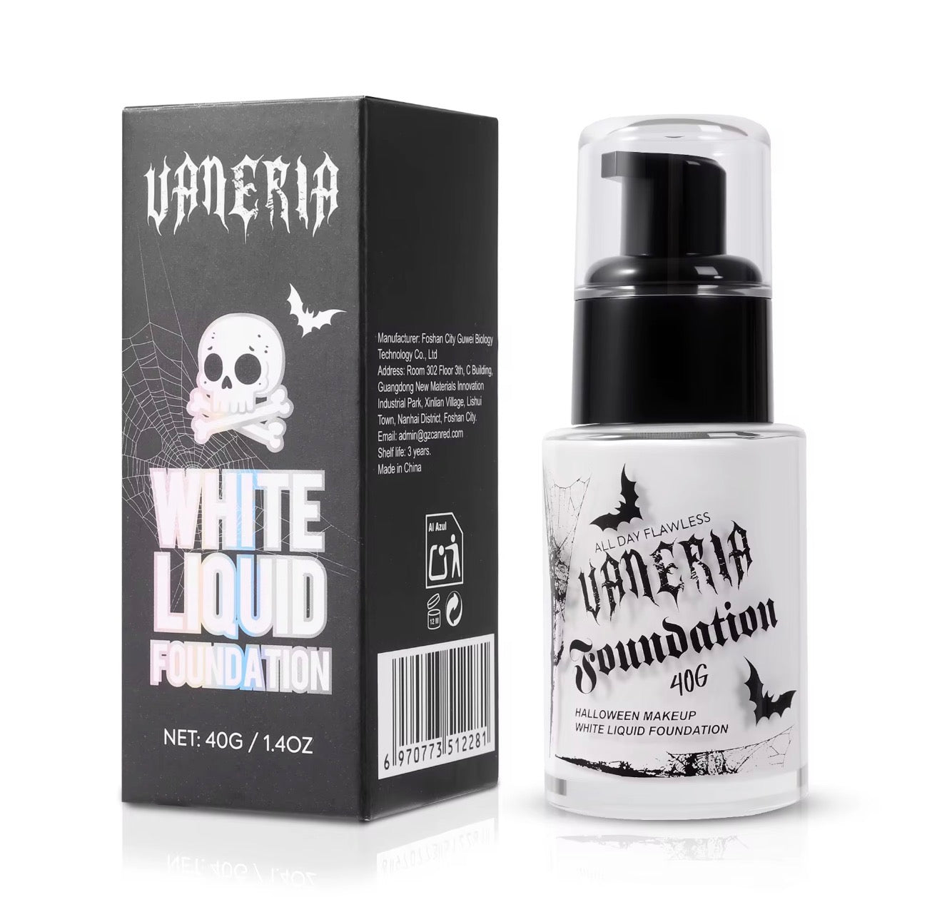 Professional white foundation