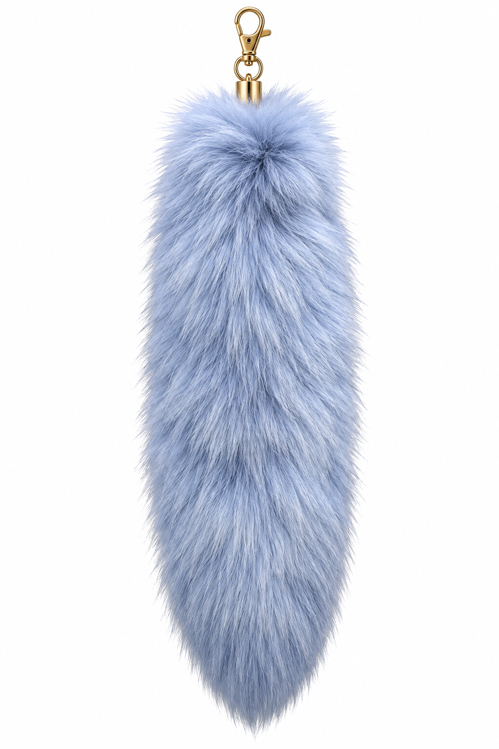 Fur tail- light blue