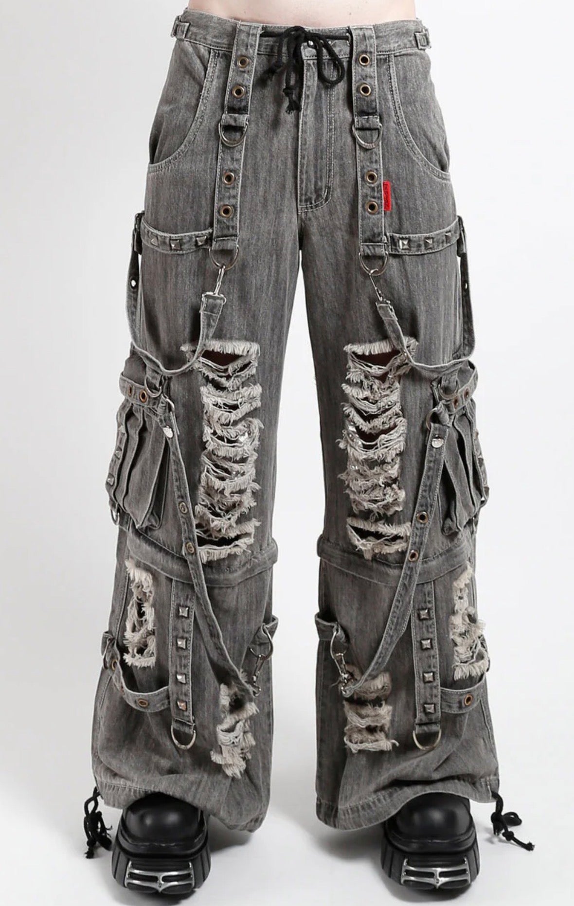 Shredded denim 2 in 1