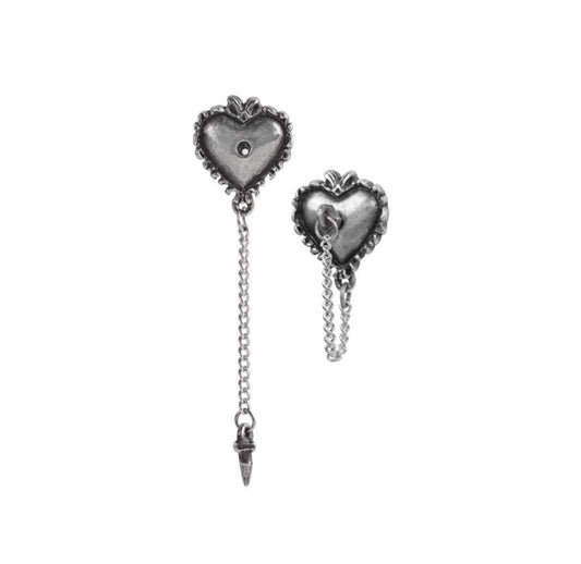 WITCHES HEART earrings