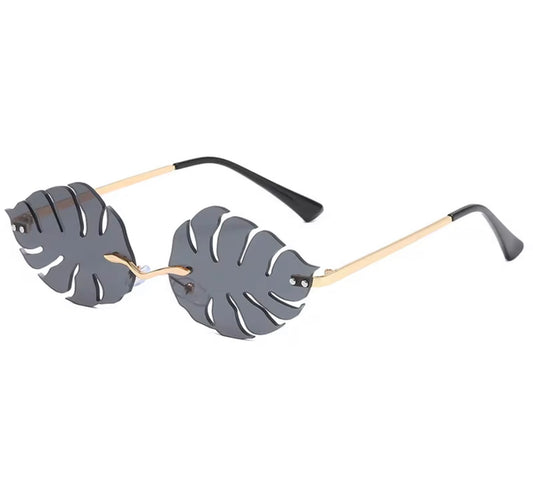 Leaf shape sunglasses
