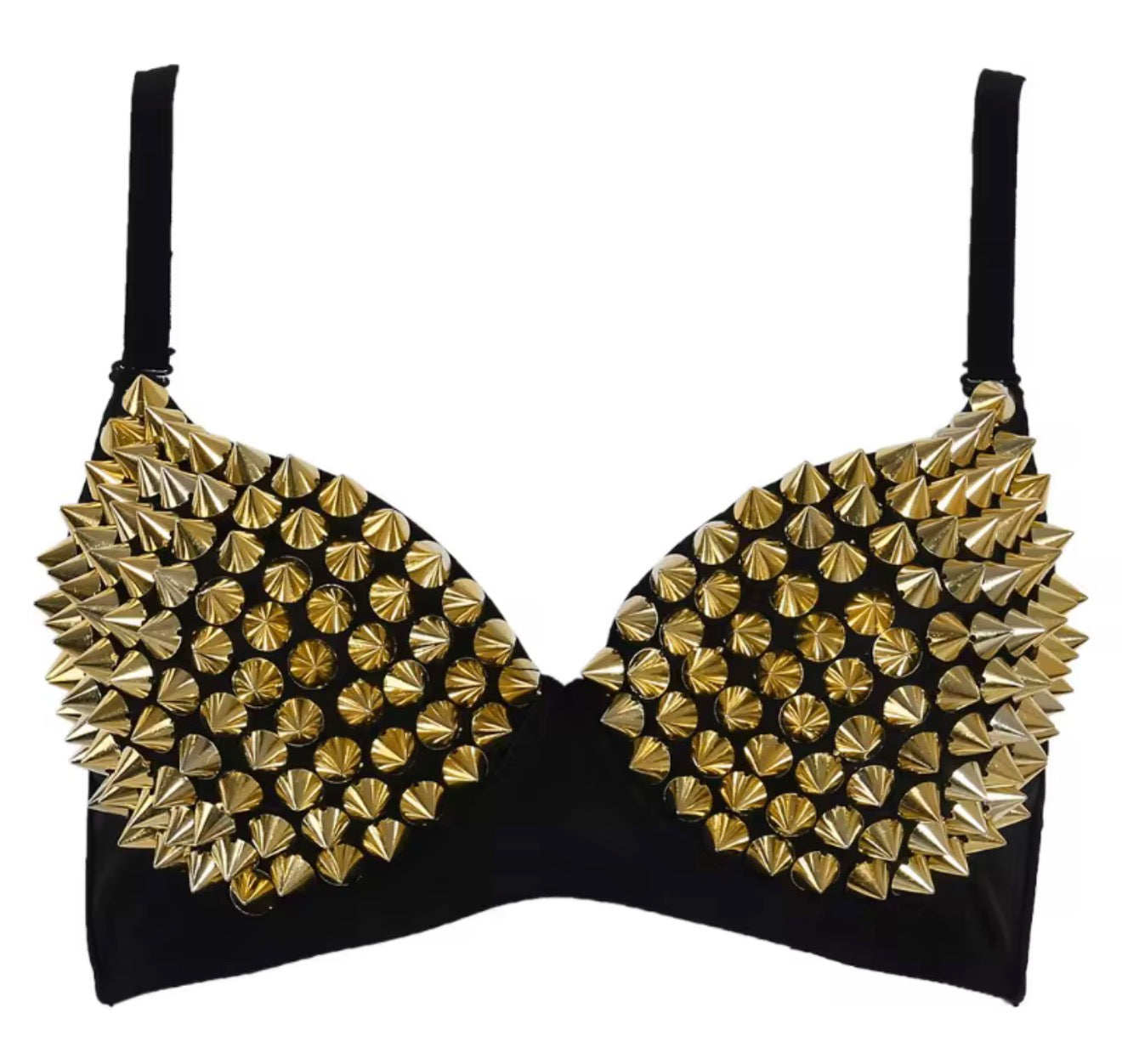 Studs bra - golden