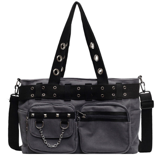 Moon Attic Handbag-grey