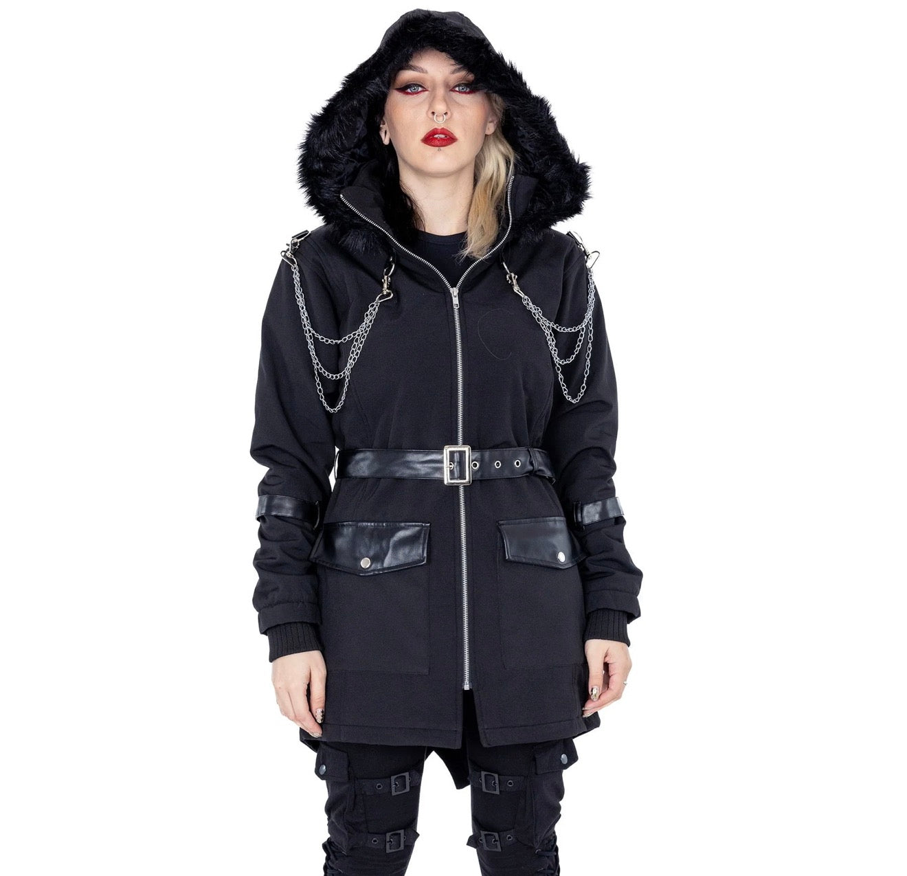 NOELLA COAT - BLACK