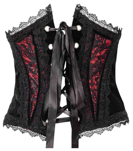 K084 - Waspie - Black / Bordeaux