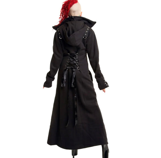 RAVEN COAT - BLACK