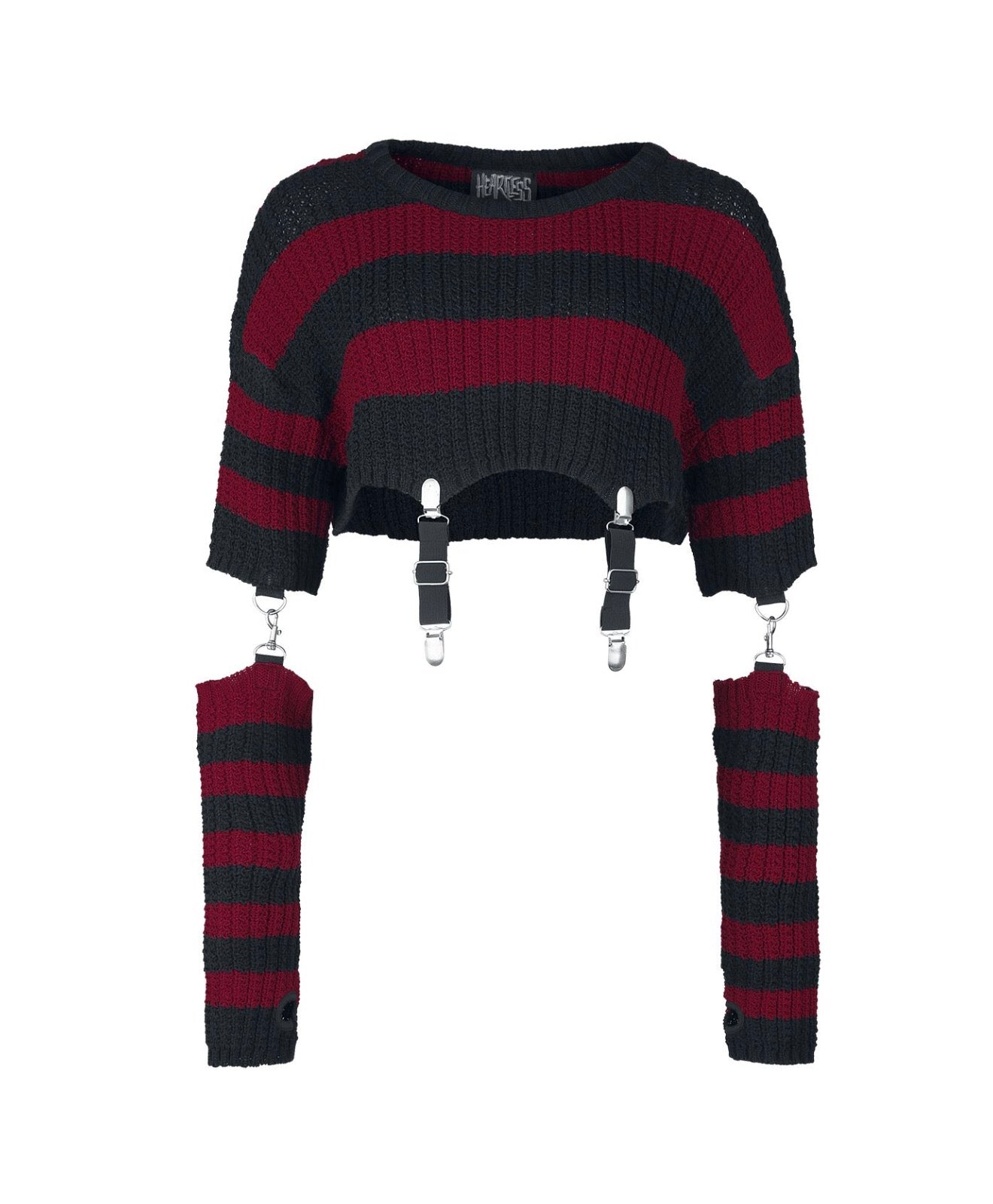 Moon Attic “Luna” Emotic Sweater-red