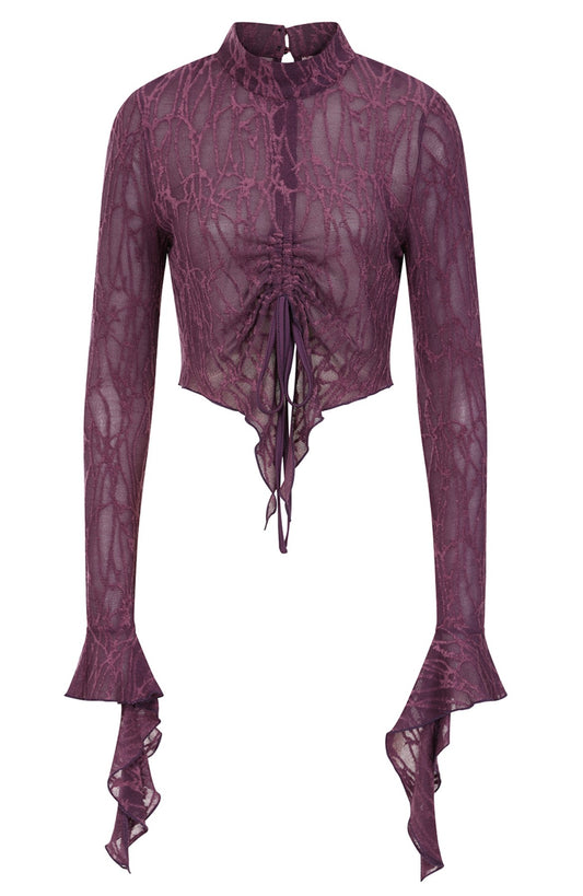 AUBERGINE ABYSSIA TOP