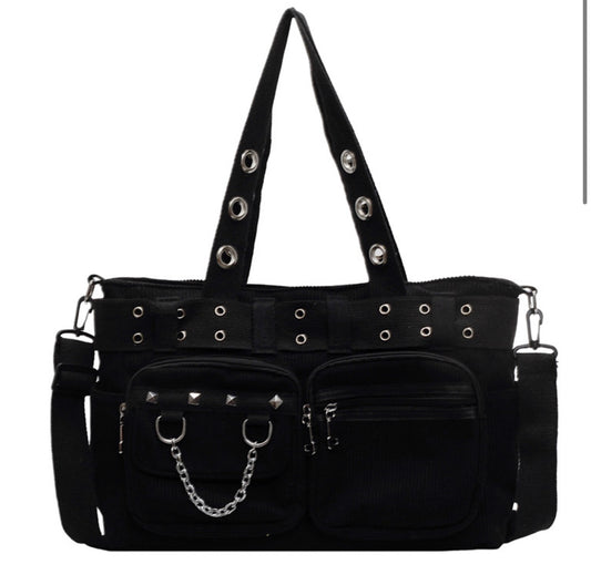 Moon Attic Handbag-black
