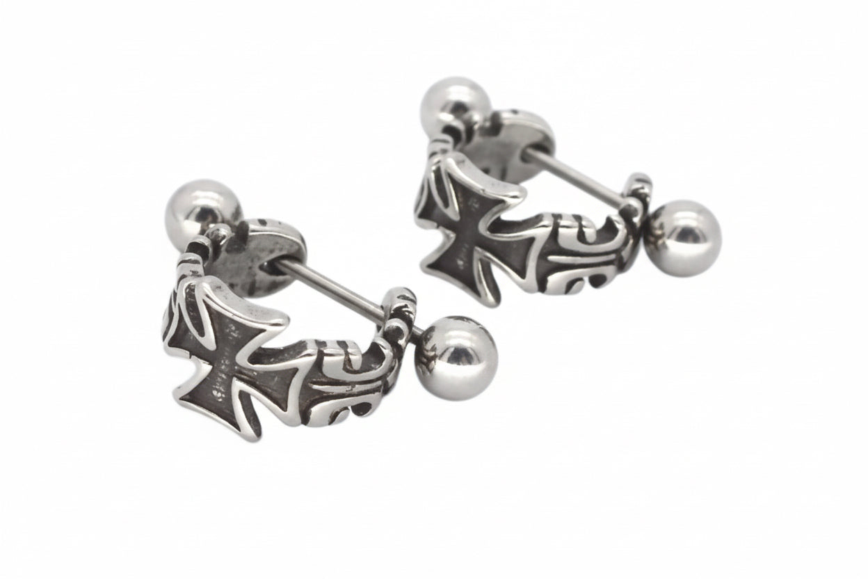Stainless steel earrings-11