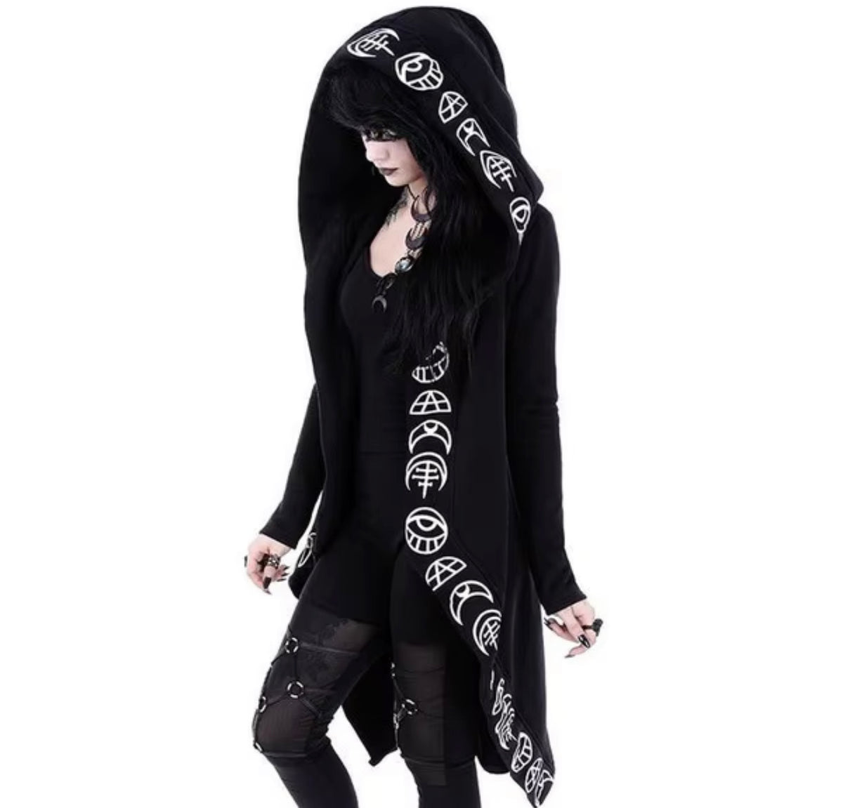Gothic moon hoodie