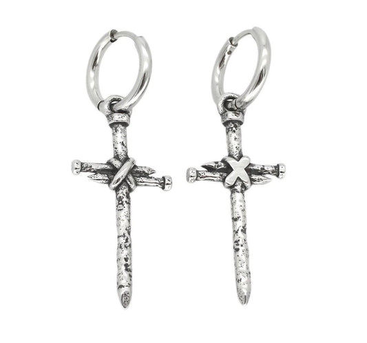 Stainless steel earrings-9