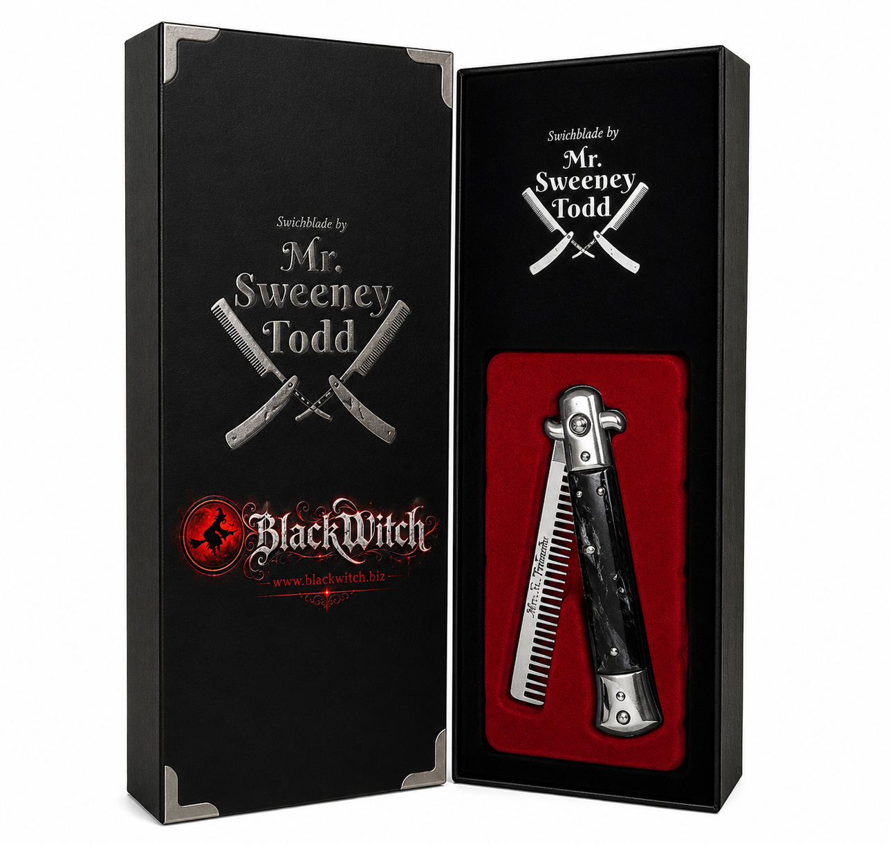 Switchblade Foldable Comb