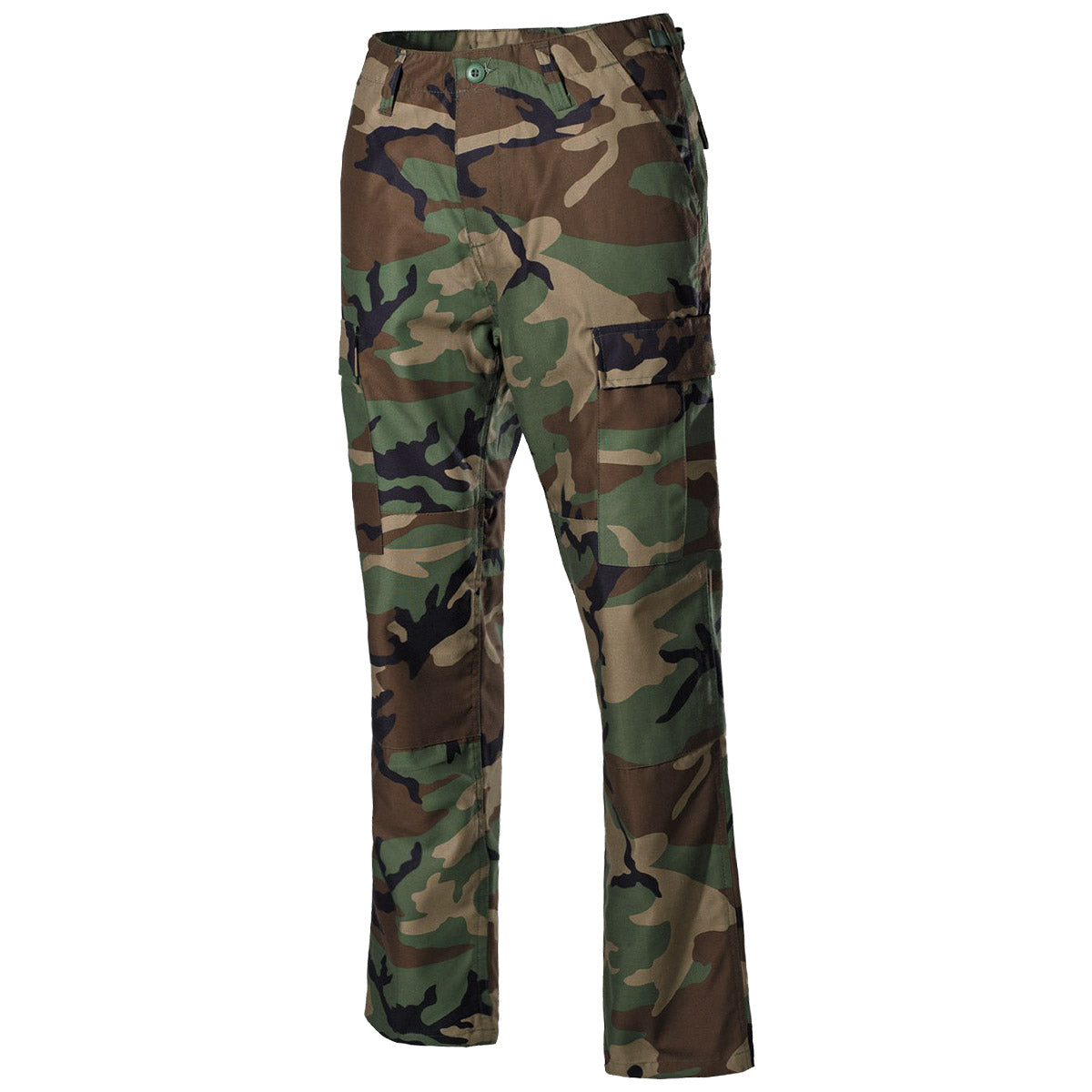 US Combat Pants, BDU, woodland, reinforced knees and seat