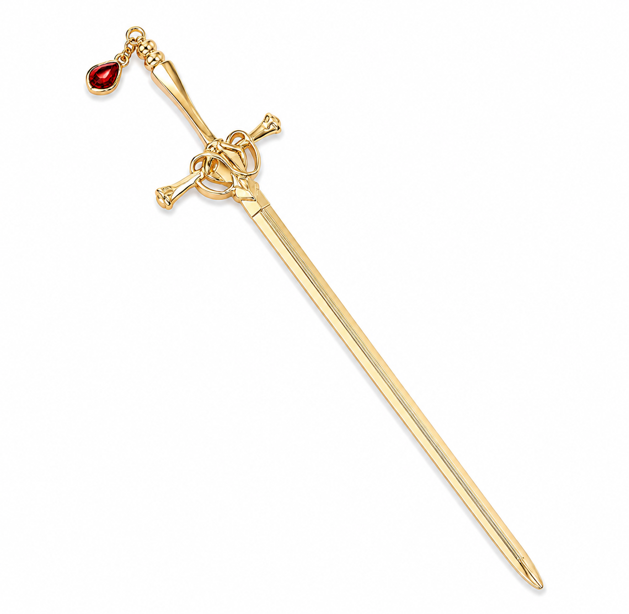 Sword hair pin-gold