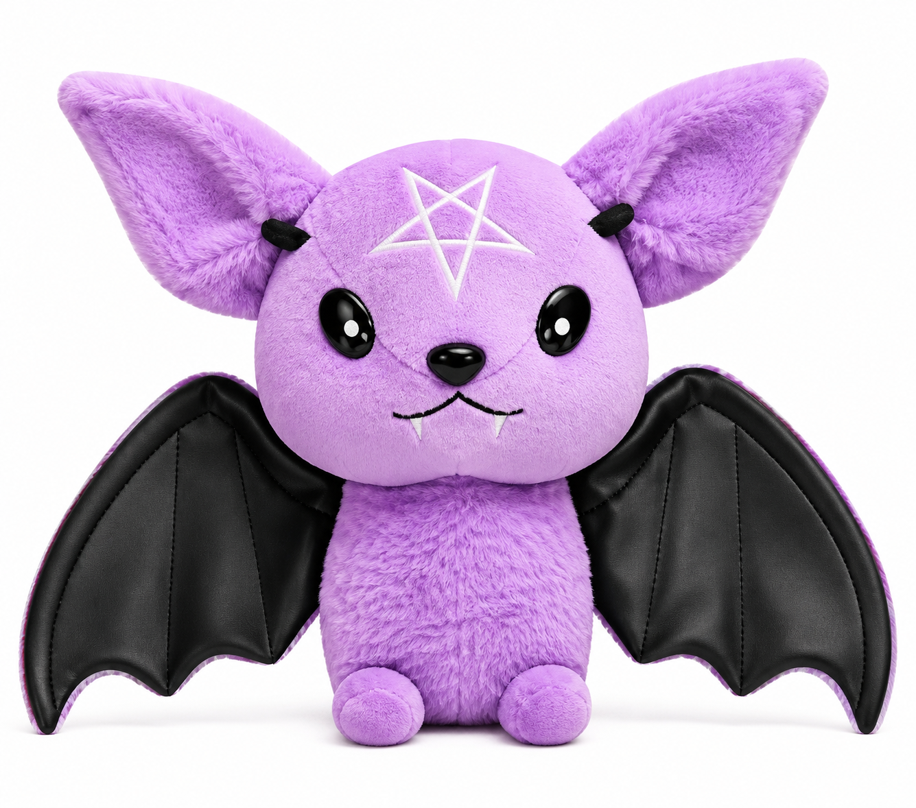 Purple bat plush-45cm