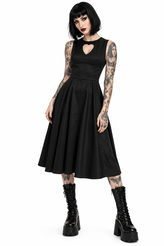 Heart raw dress