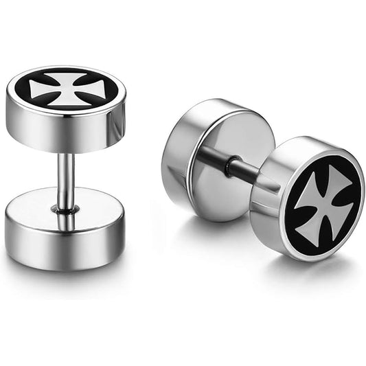 Stainless steel earrings-7