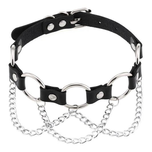 VNB135-Small Ring Chain Neckband