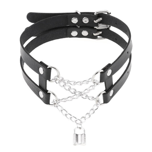 VNB158-Chain Lock Neckband