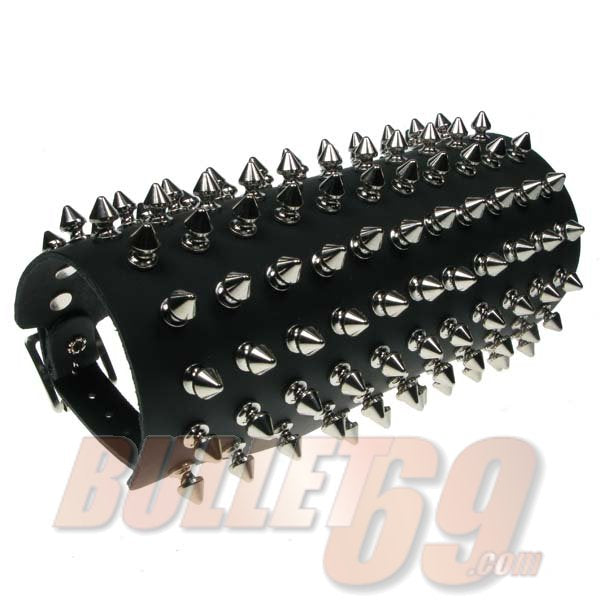 Leather wristband WB021