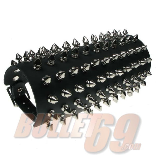 Leather wristband WB021