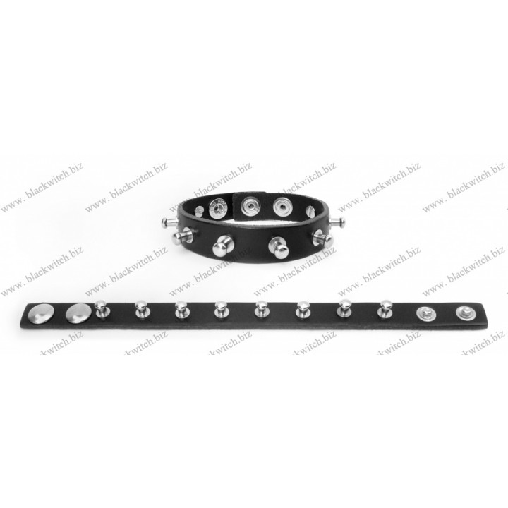 Lederen armband 1.5cm