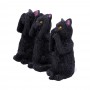 Three Wise Felines 8.5cm 5*4*8.5cm