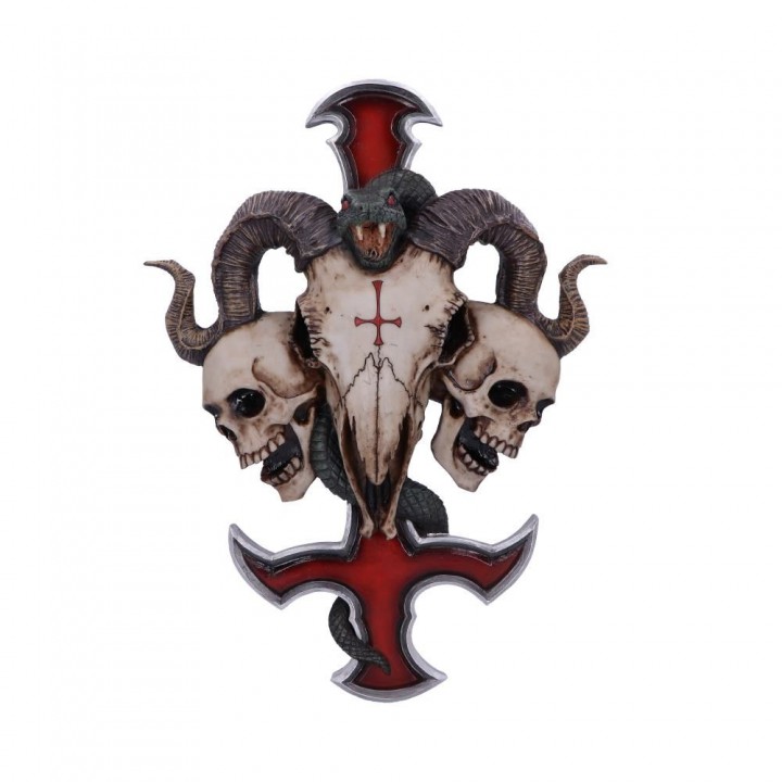 Devils Cross Wall Plaque 30.5cm